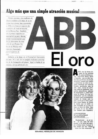 ABBA. El oro de Suecia (1983)