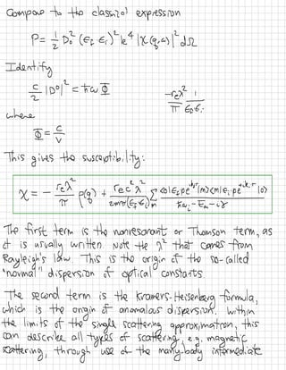 Resonant X Ray Diffraction