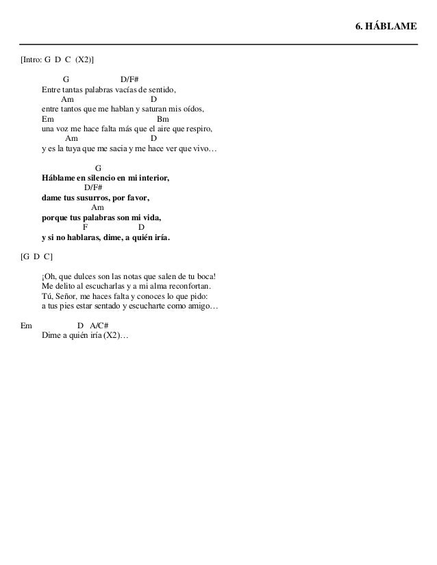 Abbandonado letras y-acordes