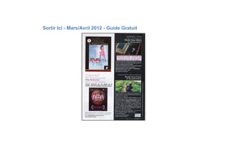 Sortir Ici - Mars/Avril 2012 - Guide Gratuit
 