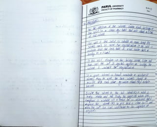 abbas poc experiment b pharmacy experiment from 6-14 | PDF