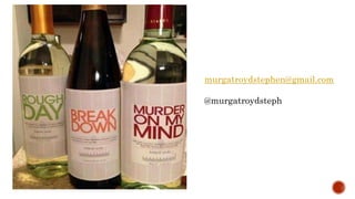 murgatroydstephen@gmail.com
@murgatroydsteph
 