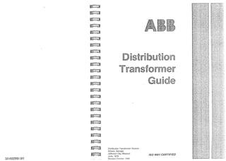 Abb distribution transformer guide