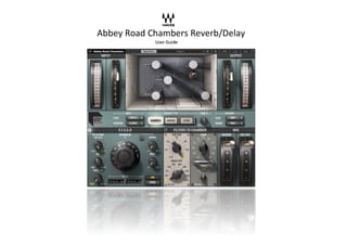 Abbey Road Chambers Reverb/Delay
User Guide
 