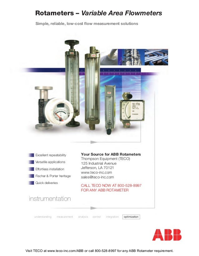 ABB Fischer Porter Rotameter Brochure