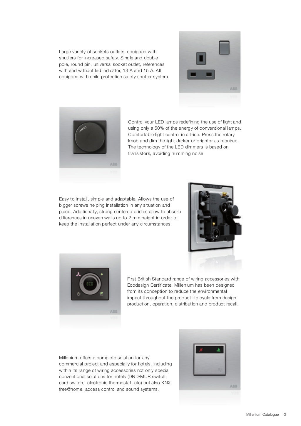 Abb millenium catalogue_KNX System_ Switch &Sockets _ info tech midd…