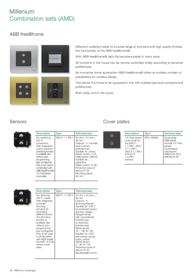 Abb millenium catalogue_KNX System_ Switch &Sockets _ info tech midd…