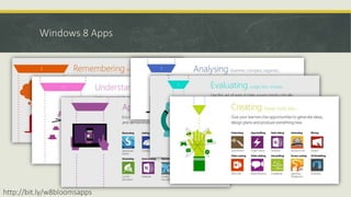 Windows 8 Apps
http://bit.ly/w8bloomsapps
 