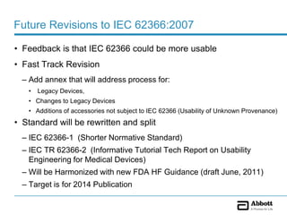 Abbott overview medical device human factors standards | PDF