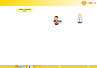 Create Equipment
                             List




                                         FoCul
www.deliverytoolkit.com
                                         Collaborative solutions for Engineers by Engineers
 