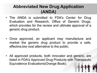 Picture of Abbreviated New Drug Application