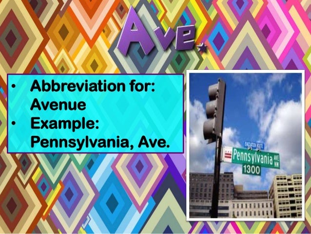 abbreviations
