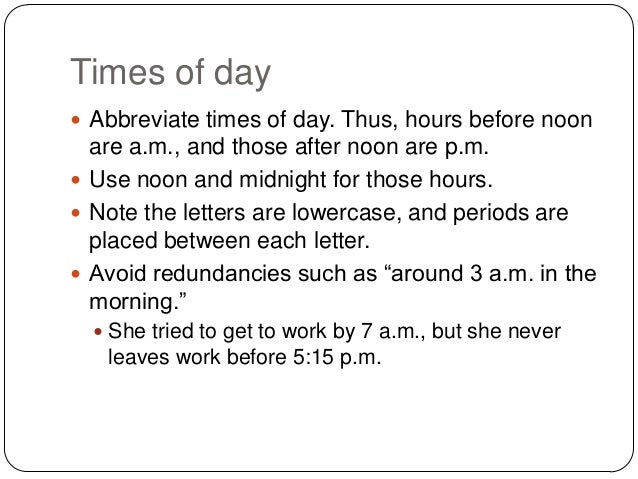 Abbreviations