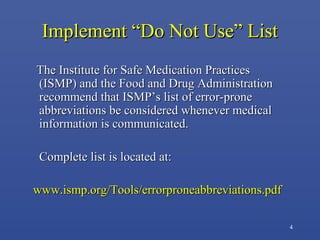 Abbreviation Pharmacology | PPT
