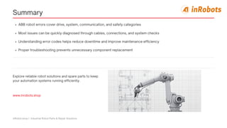 ABB Robot Error Codes Irc5 Troubleshooting Guide PDF