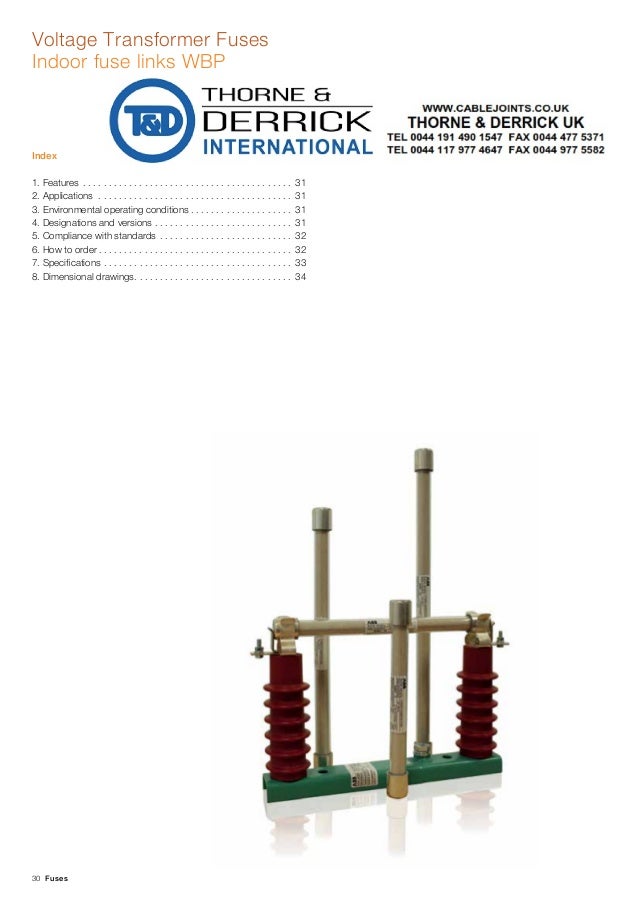 ABB WBP Indoor Fuses Voltage Transformer Fuses IEC Standard 7.2kV3…
