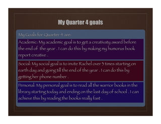 Student Led Conference - Abby