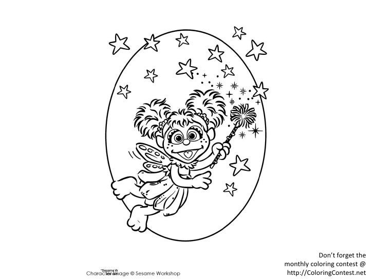Free Abby Cadabby Coloring Pages