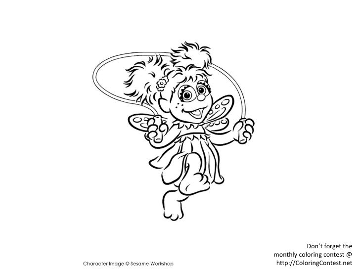abby cadabby free coloring book pages - photo #22