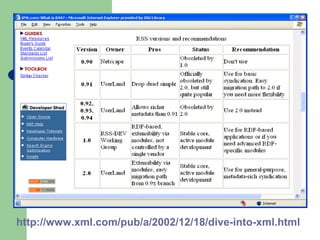 http://www.xml.com/pub/a/2002/12/18/dive-into-xml.html
 