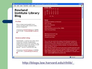 http://blogs.law.harvard.edu/rihlib/
 