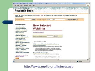 http://www.mplib.org/listnew.asp
 