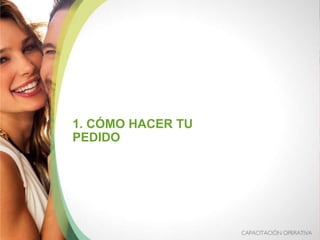 1. CÓMO HACER TU
PEDIDO
 