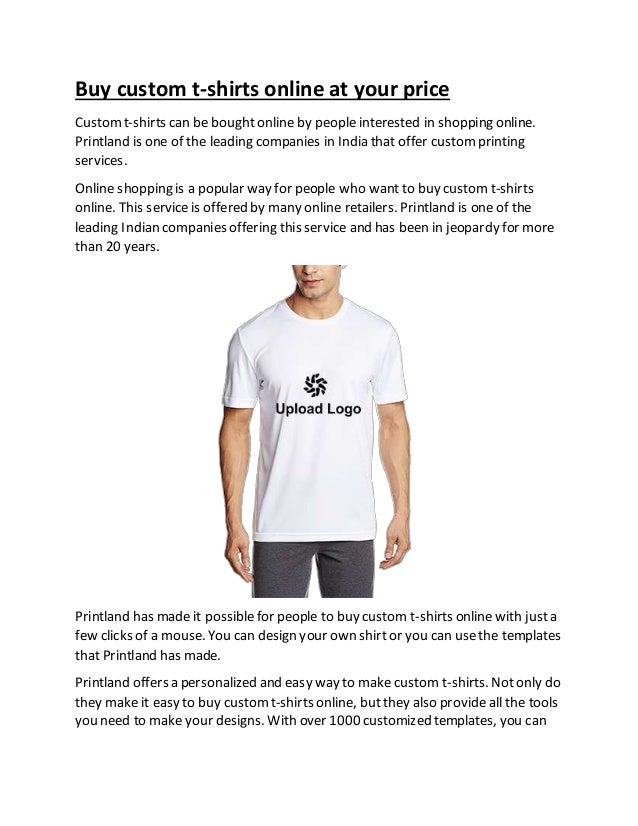 make personalized t shirts