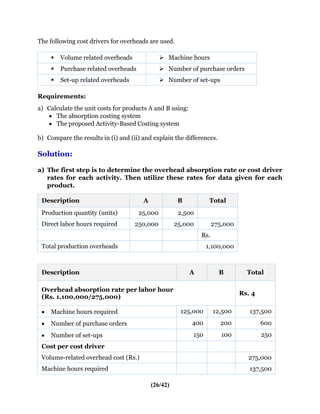 Activity-Based Costing System — All About ABC | PDF