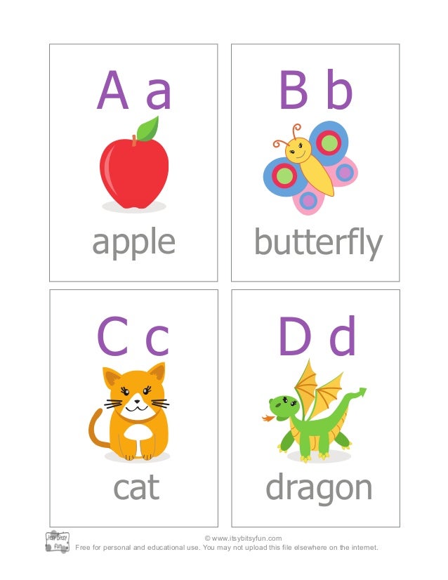 Abc Alphabet Flash Cards