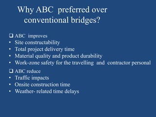accelerated bridge construction(ABC) | PPTX