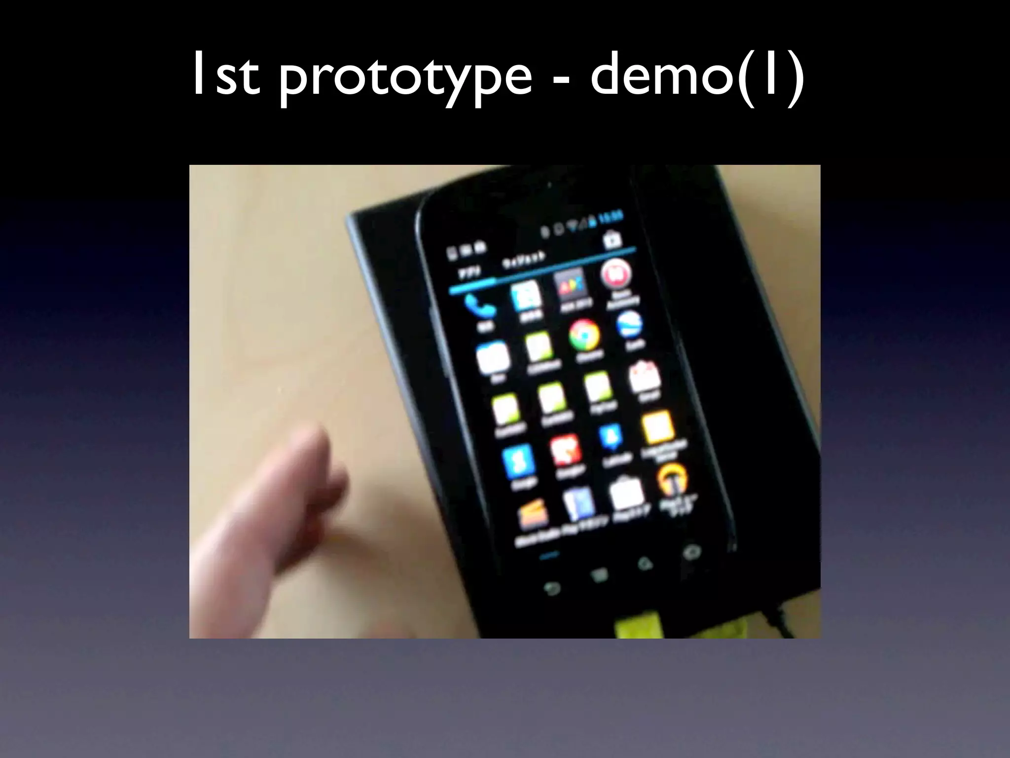 1st prototype - demo(1)
 