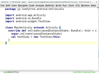 34
LibreOffice Productivity Suite
 