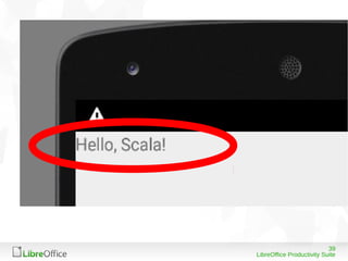 39
LibreOffice Productivity Suite
 