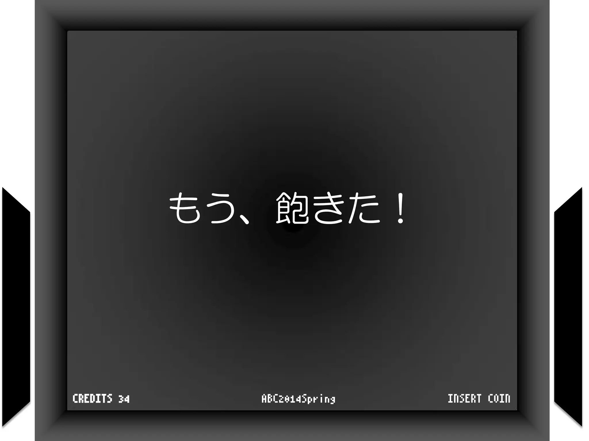 もう、飽きた！
INSERT COINABC2014SpringCREDITS 34
 
