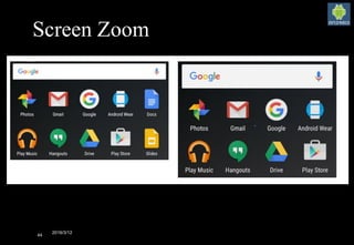2016/3/12
44
Screen Zoom
 