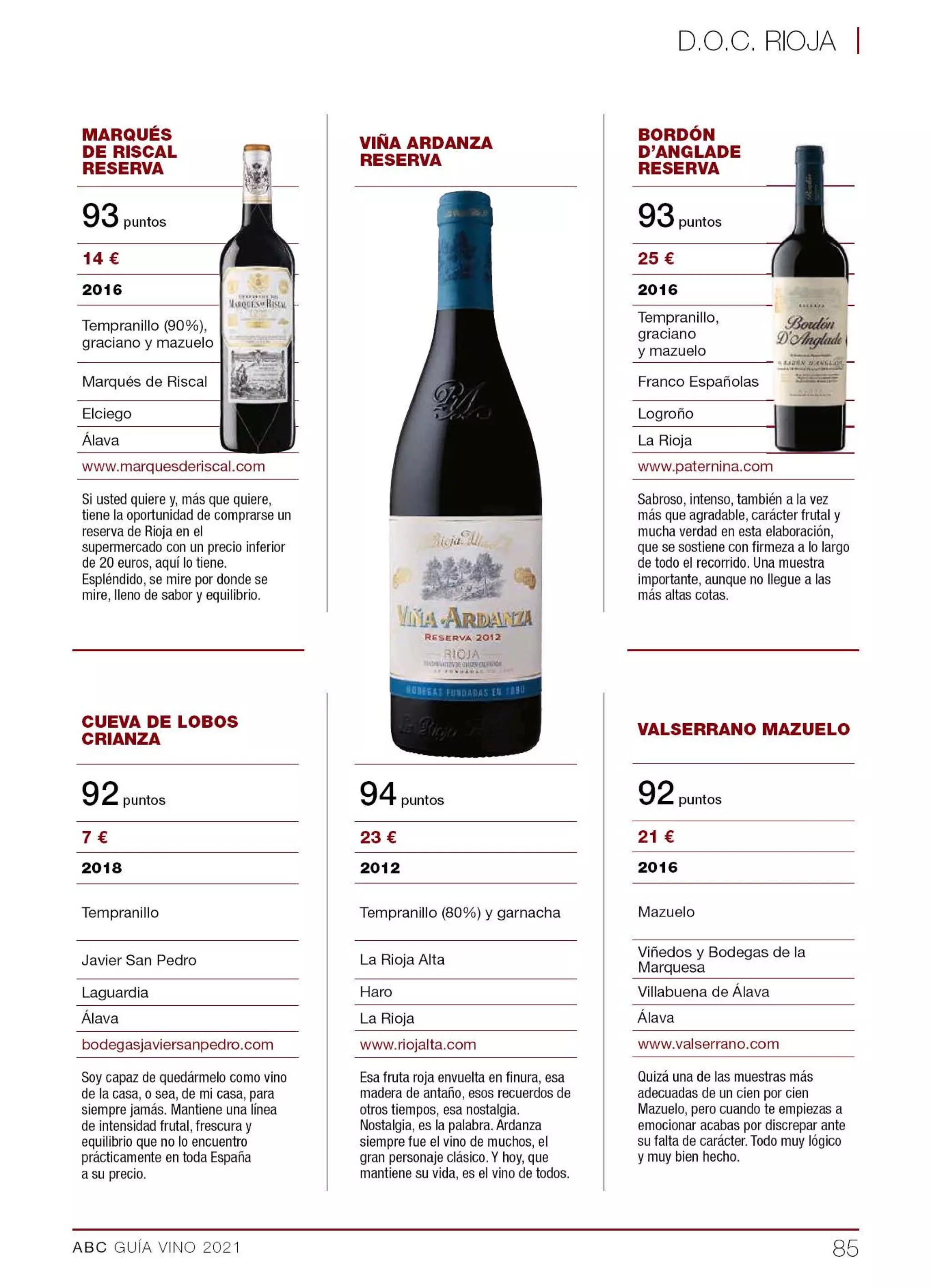 ABC 2021 Guia del vino