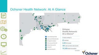 Ochsner Health Network: At A Glance
 