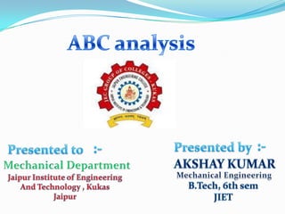 Abc analysis