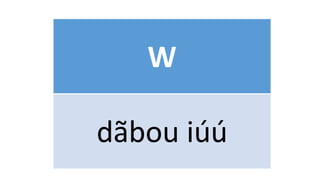 W
dãbou iúú
 