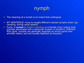 Nymphic Define Abc animal book | PPT
