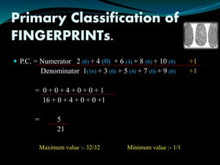 Fingerprint Classification | PPTX