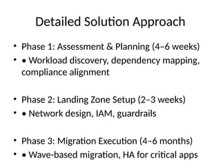 ABC_RFP_Response_Cloud_Migration_excutive summary | PPTX