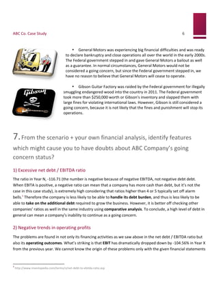 Abc co case study 20150320 (Corporate Finance) | PDF