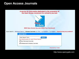 Open Access Journals http://www.openj-gate.com  