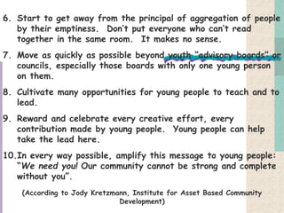 Asset Based Community Development and Youthwork | PPT