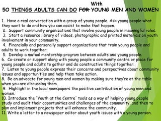Asset Based Community Development and Youthwork | PPTX