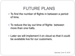 flight data analysis using big data | PPTX