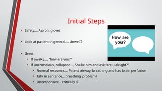 Generalized Unwell ABCDE assessment for emergency situation | PPTX