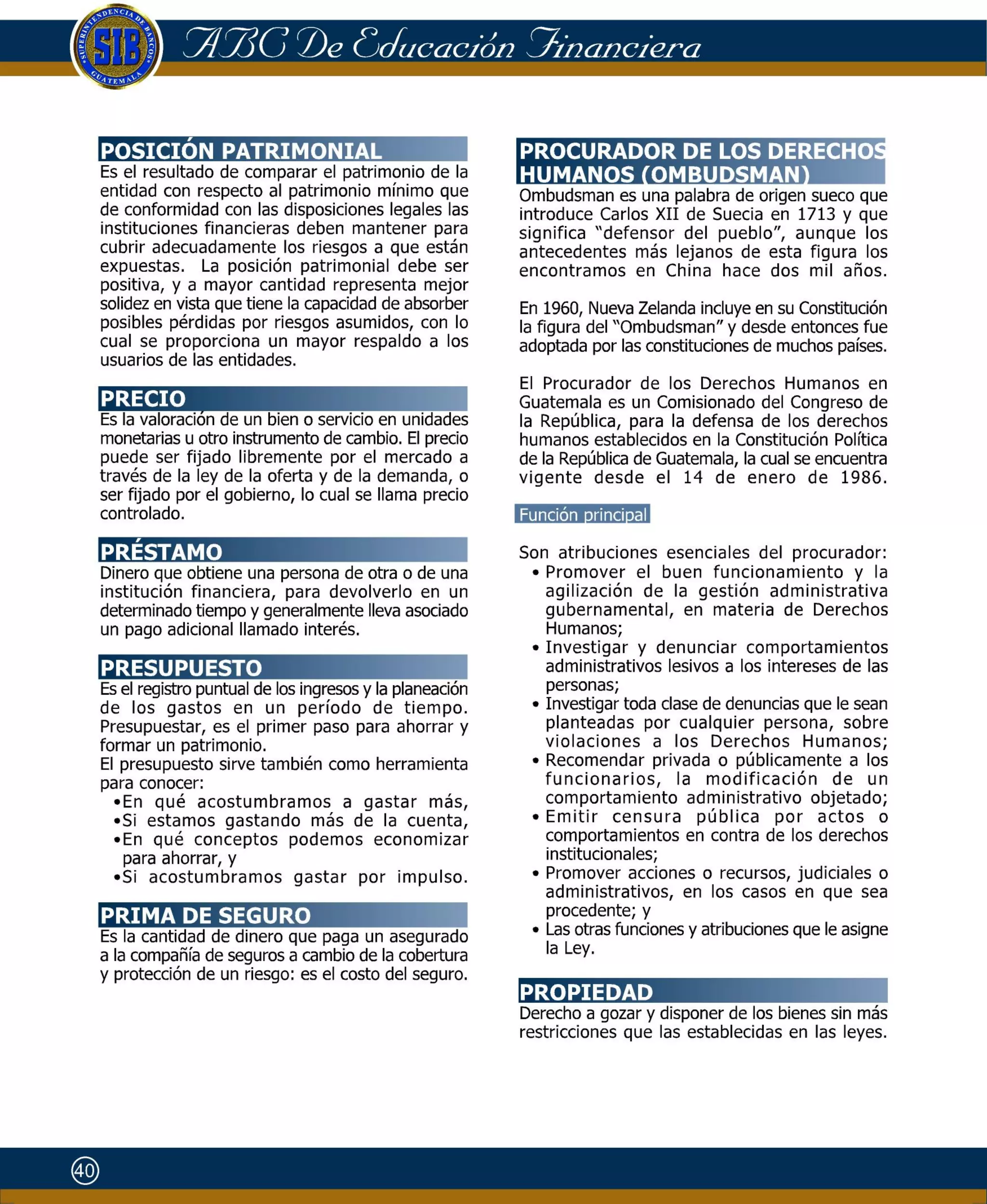 Abc de educación financiera